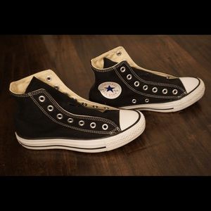Black High Top Converse